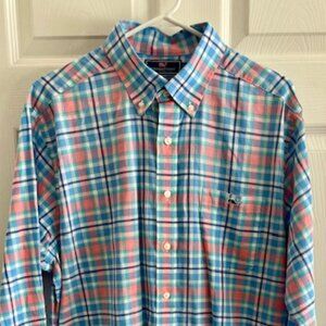 VINEYARD VINE LONG SLEEVE BUTTON UP SIZE LARGE